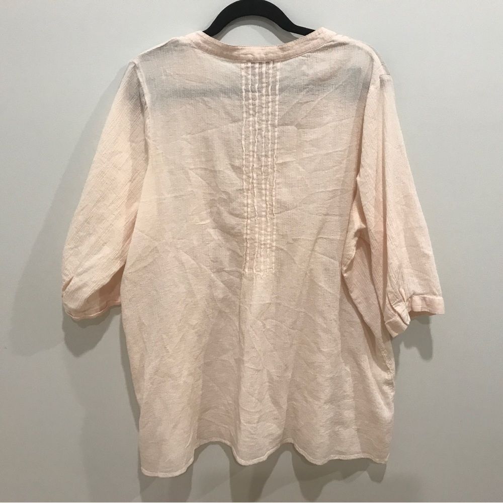 Kenar Cotton Peasant Tunic (2X) - Picture 8 of 10